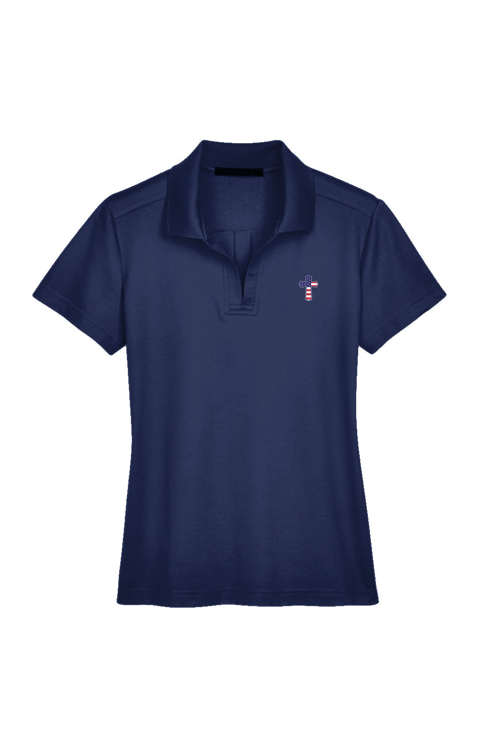 God N Country Cross Performance Ladies’ Plaited Polo
